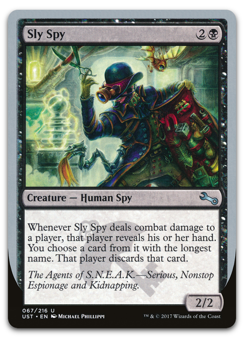 Sly Spy (A) (Unstable)