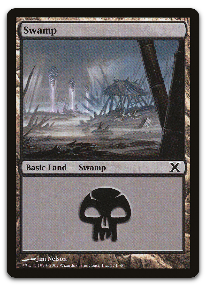 Swamp (374) (10th Edition)