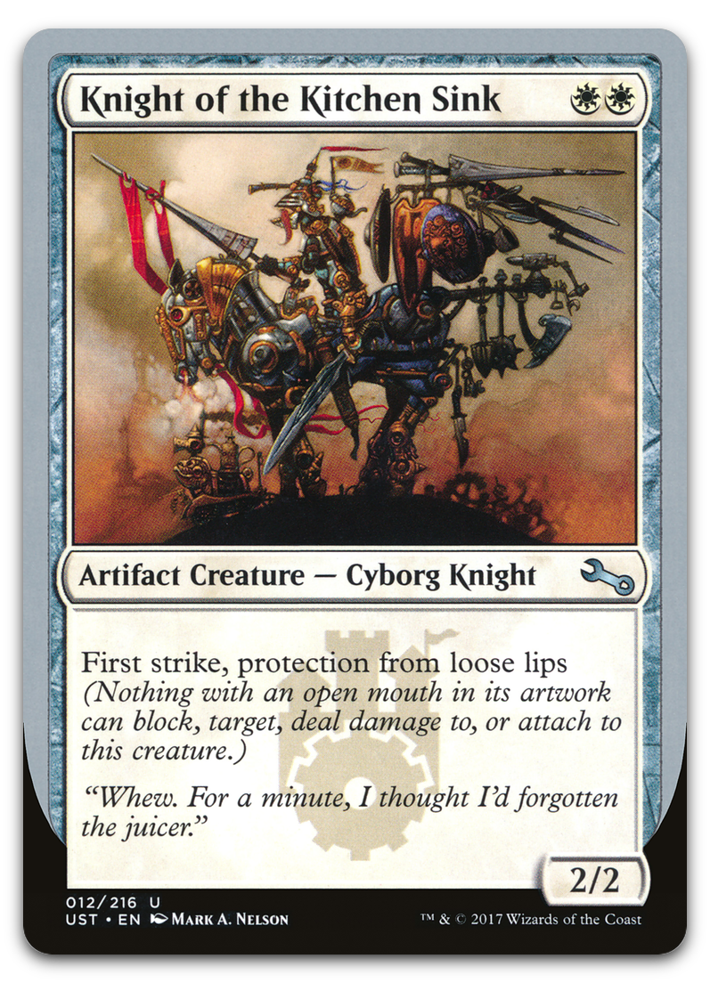 Knight of the Kitchen Sink (C) (Unstable)