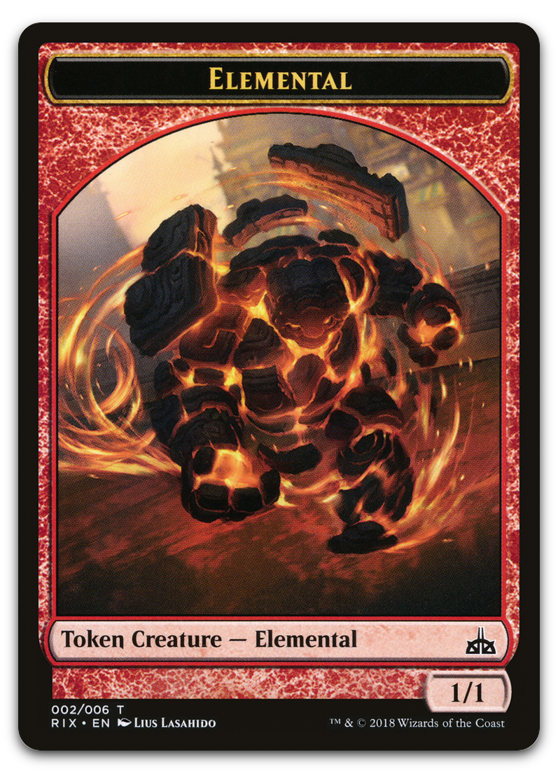 Elemental Token (002) (Rivals of Ixalan)