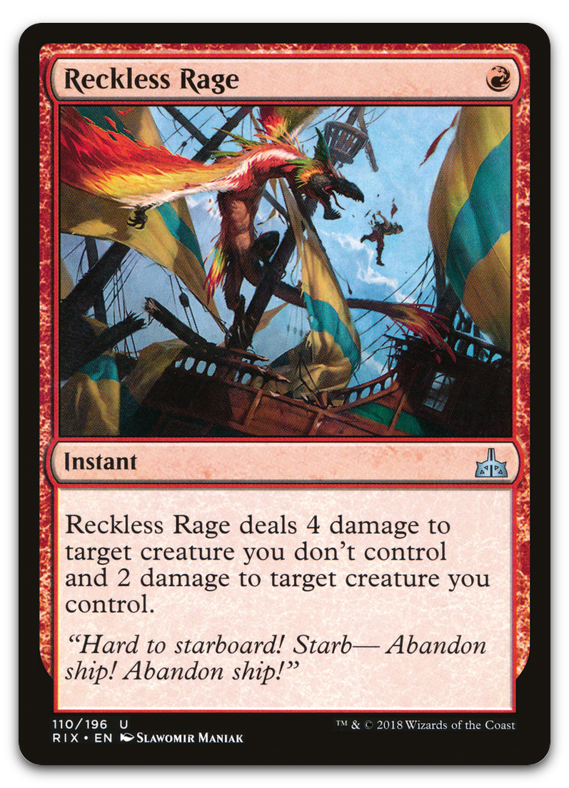 Reckless Rage (Rivals of Ixalan)