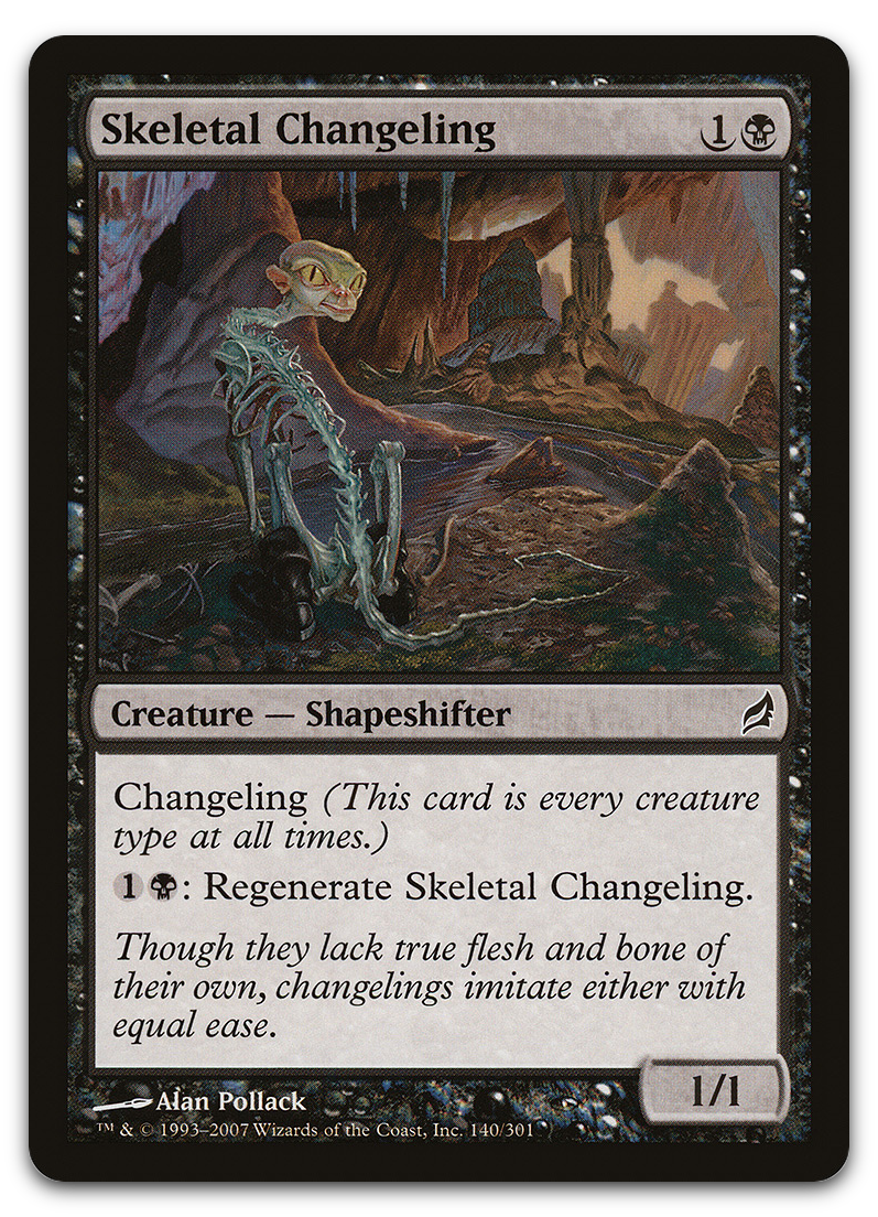 Skeletal Changeling (Lorwyn)