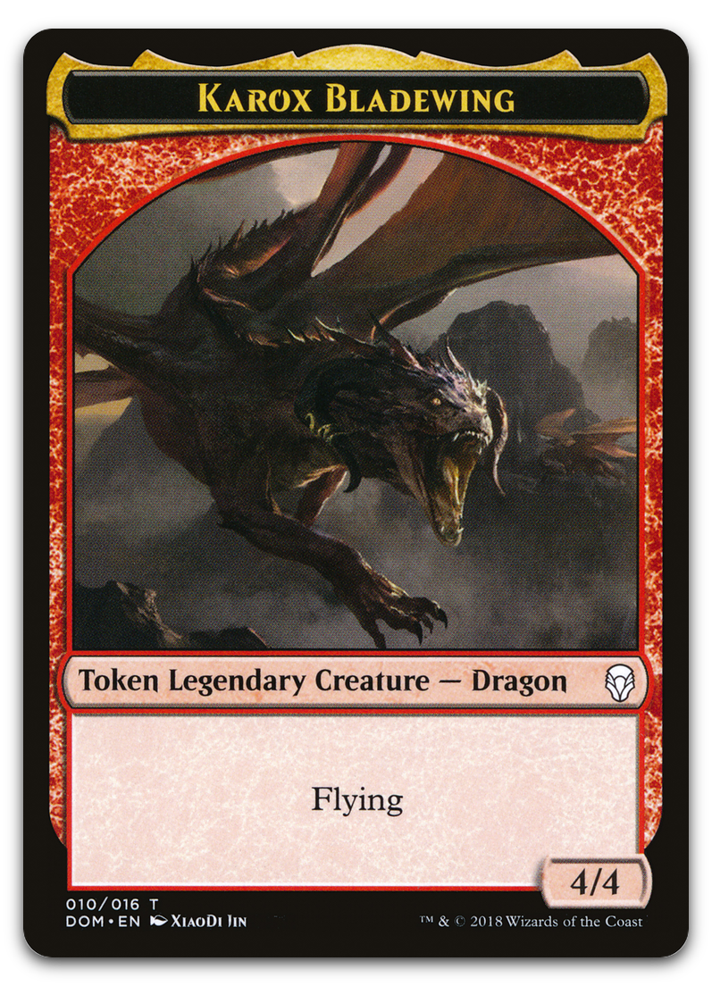 Karox Bladewing Token (Dominaria)