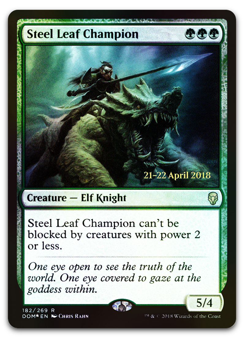 Steel Leaf Champion (Prerelease Cards)
