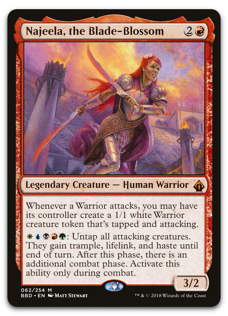 Najeela, the Blade-Blossom (Battlebond)