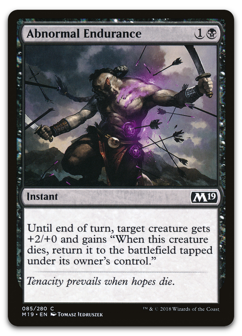 Abnormal Endurance (Core Set 2019)