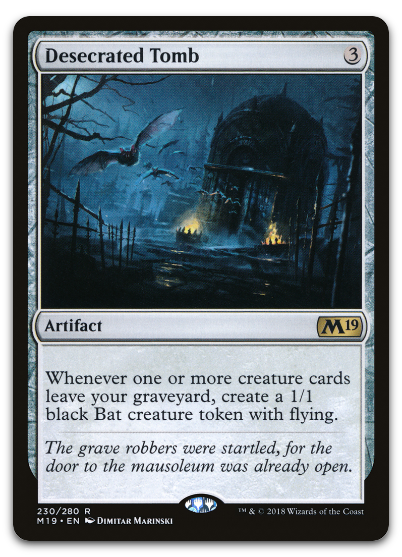 Desecrated Tomb (Core Set 2019)