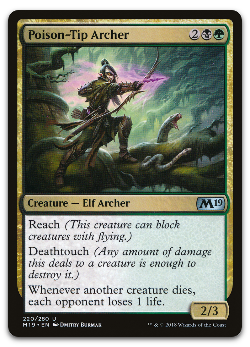 Poison-Tip Archer (Core Set 2019)