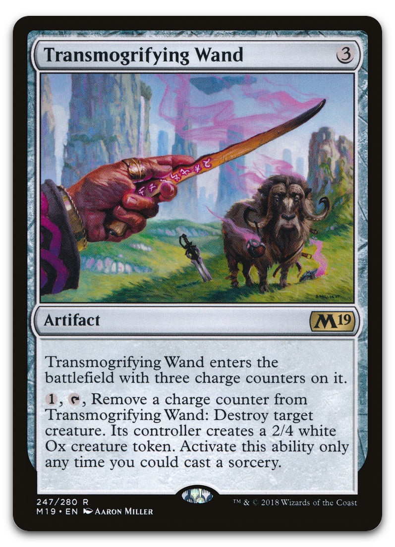 Transmogrifying Wand (Core Set 2019)