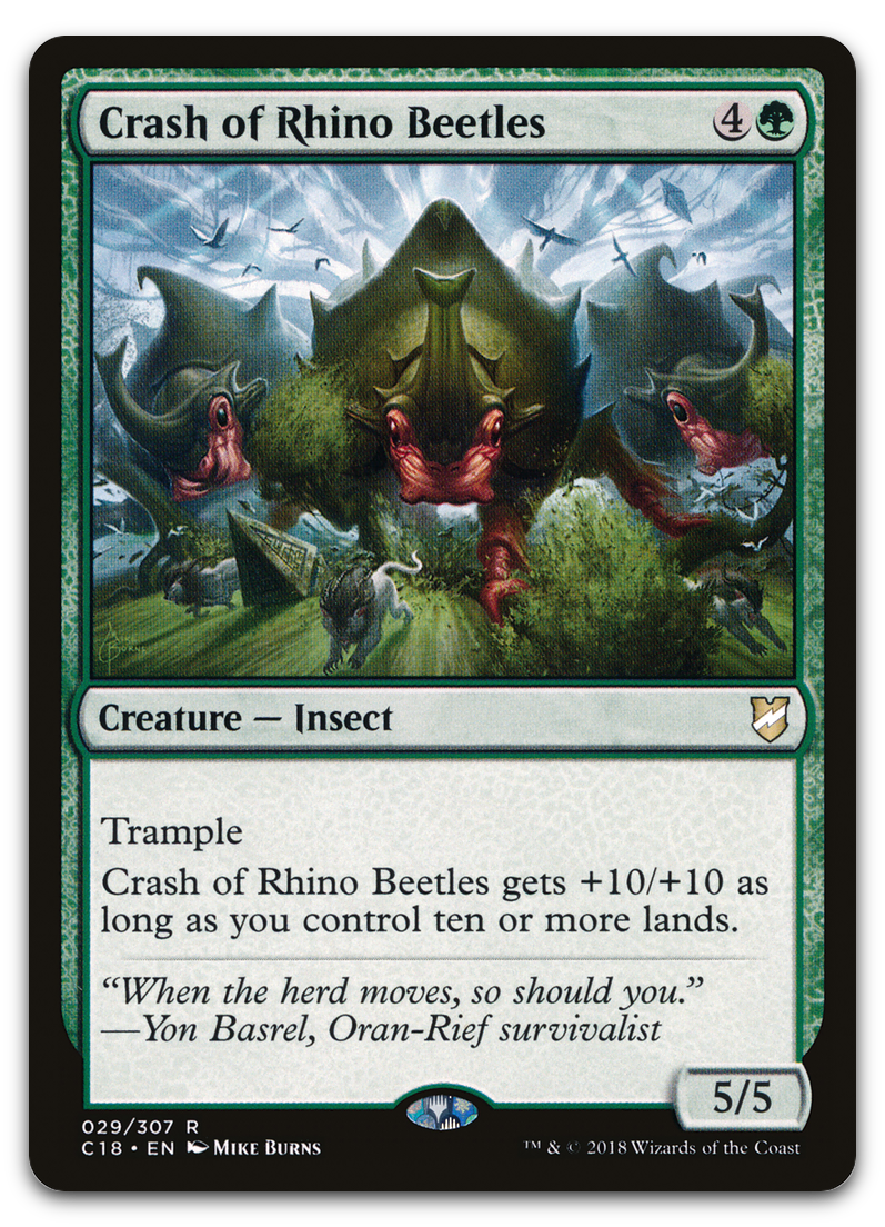 Crash of Rhino Beetles (Commander 2018)