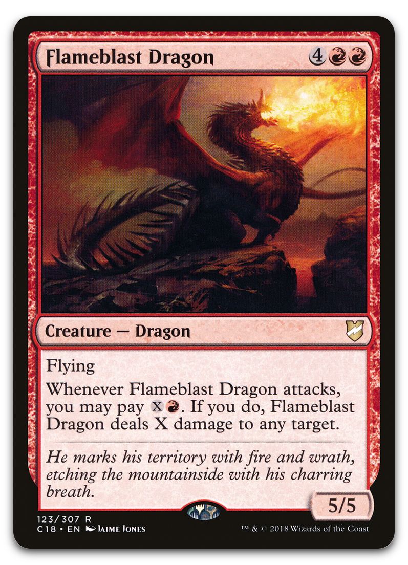 Flameblast Dragon (Commander 2018)