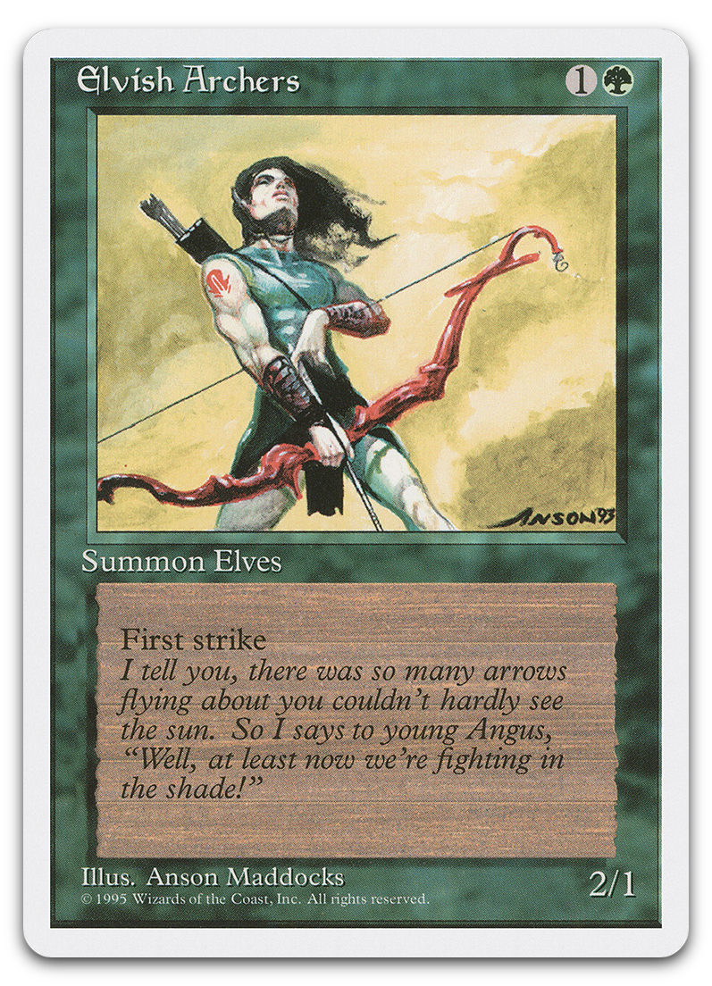 Elvish Archers (Fourth Edition)