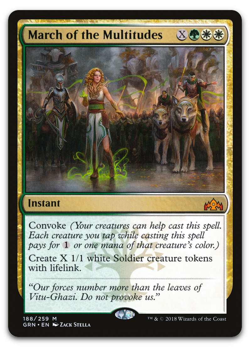 March of the Multitudes (Guilds of Ravnica)