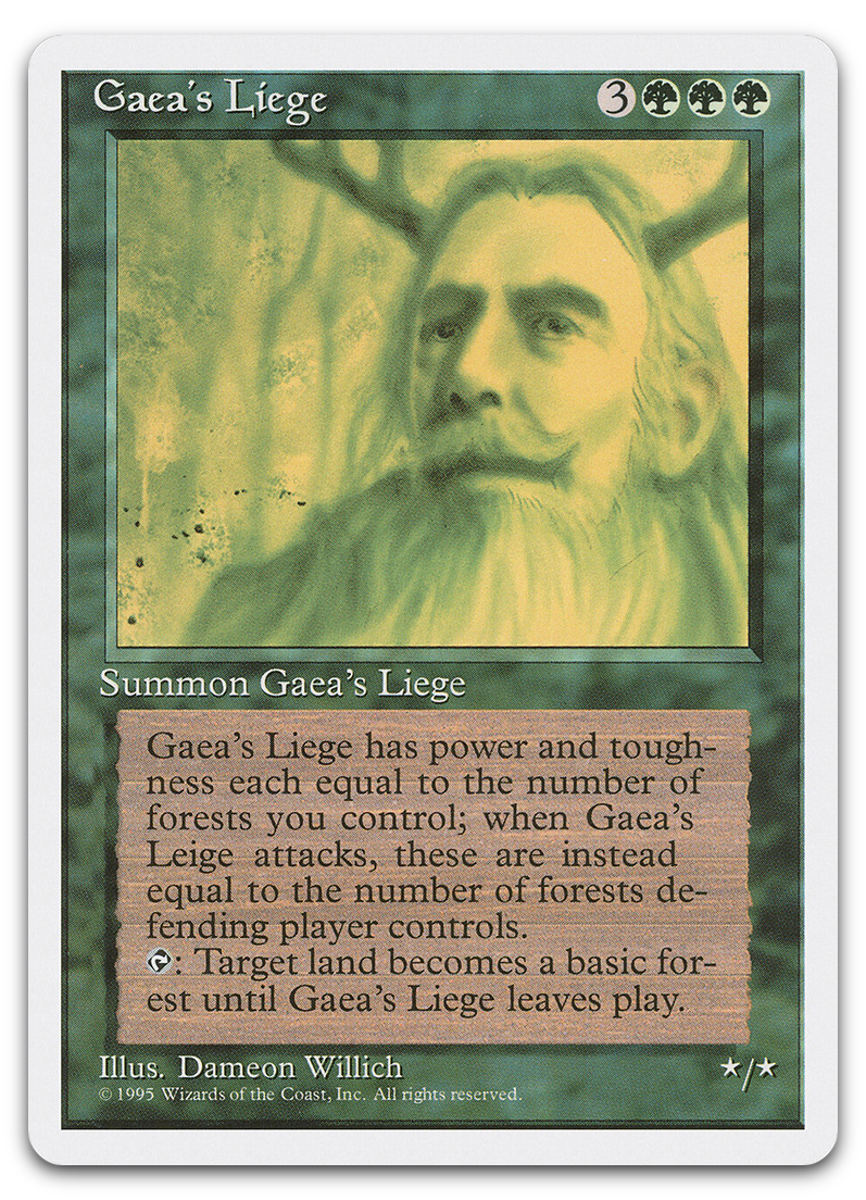 Gaea's Liege (Fourth Edition)