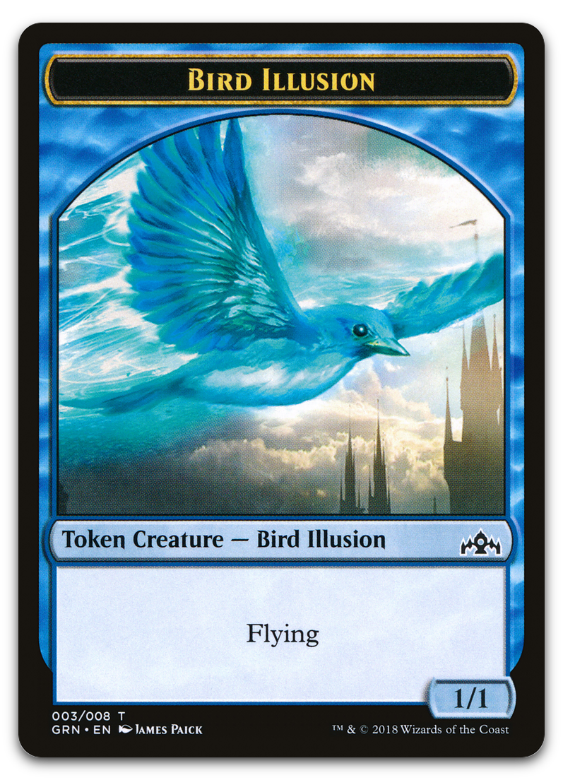 Bird Illusion Token (Guilds of Ravnica)