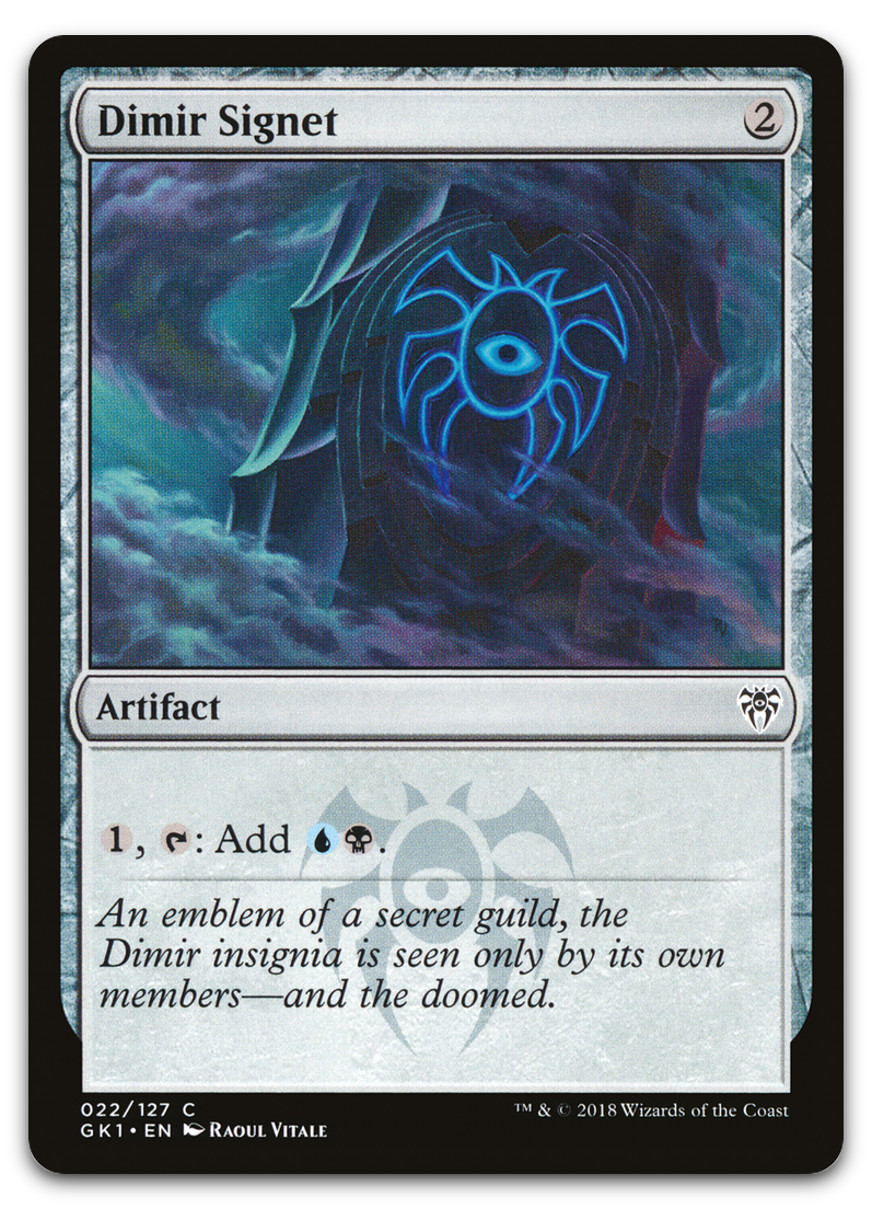 Dimir Signet (Guilds of Ravnica: Guild Kits)