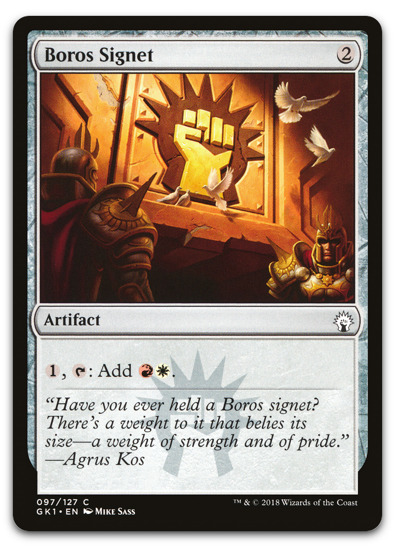 Boros Signet (Guilds of Ravnica: Guild Kits)