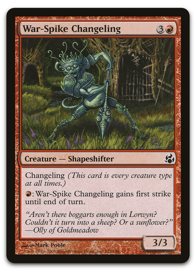 War-Spike Changeling (Morningtide)