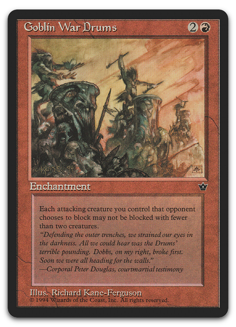 Goblin War Drums (Kane-Ferguson) (Fallen Empires)