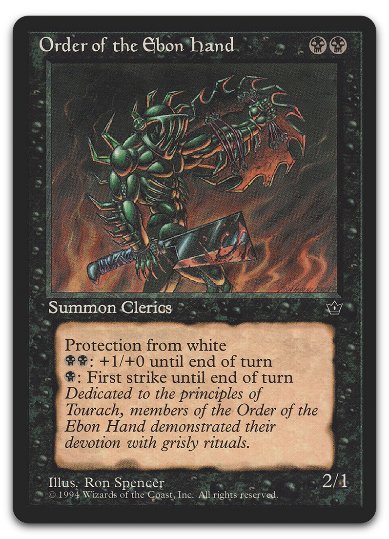 Order of the Ebon Hand (Spencer) (Fallen Empires)