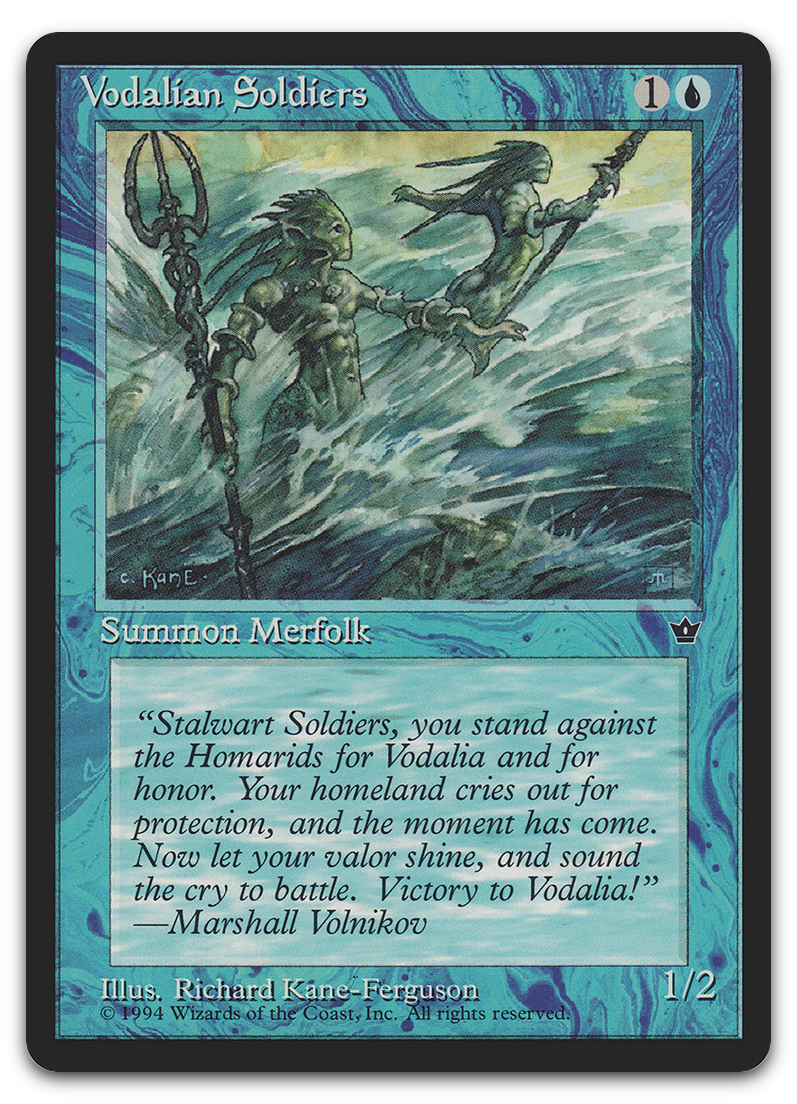 Vodalian Soldiers (Kane-Ferguson) (Fallen Empires)