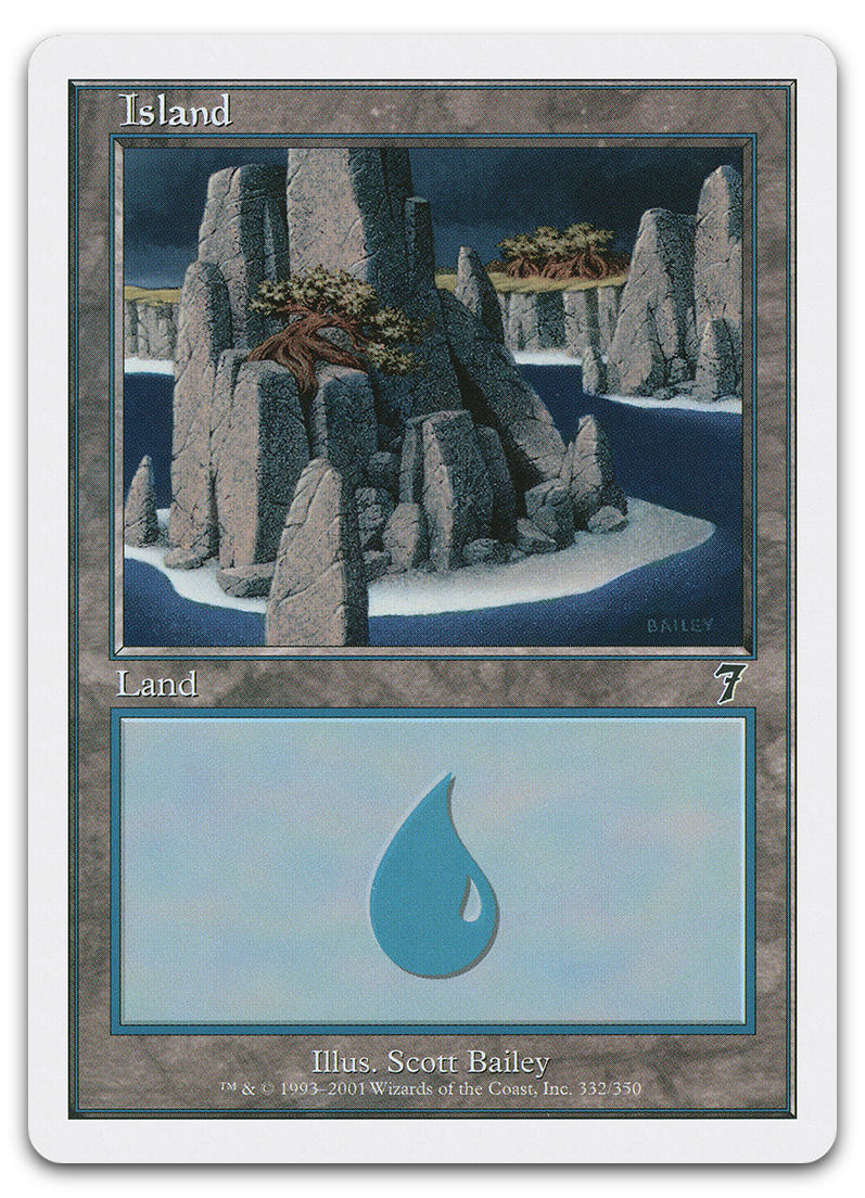 Island (332) (7th Edition)