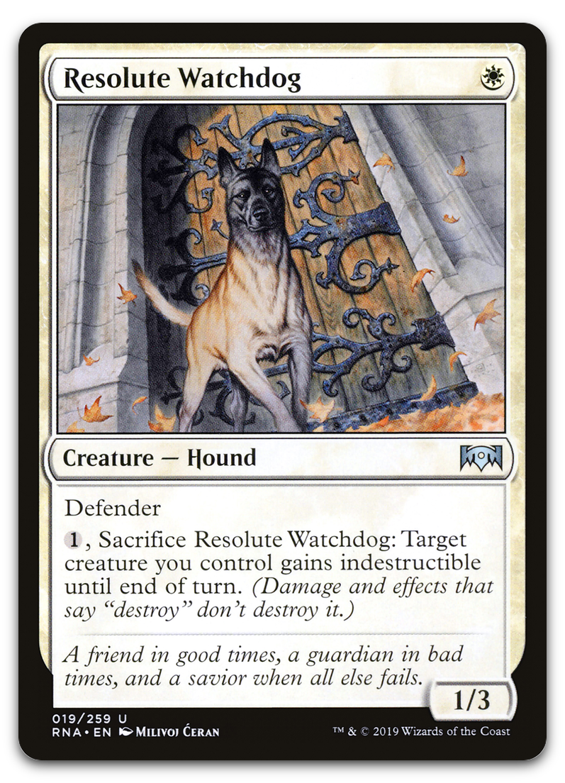 Resolute Watchdog (Ravnica Allegiance)