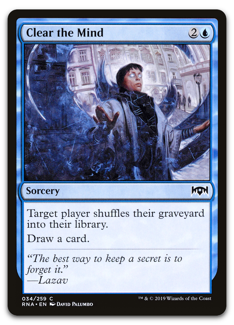 Clear the Mind (Ravnica Allegiance)