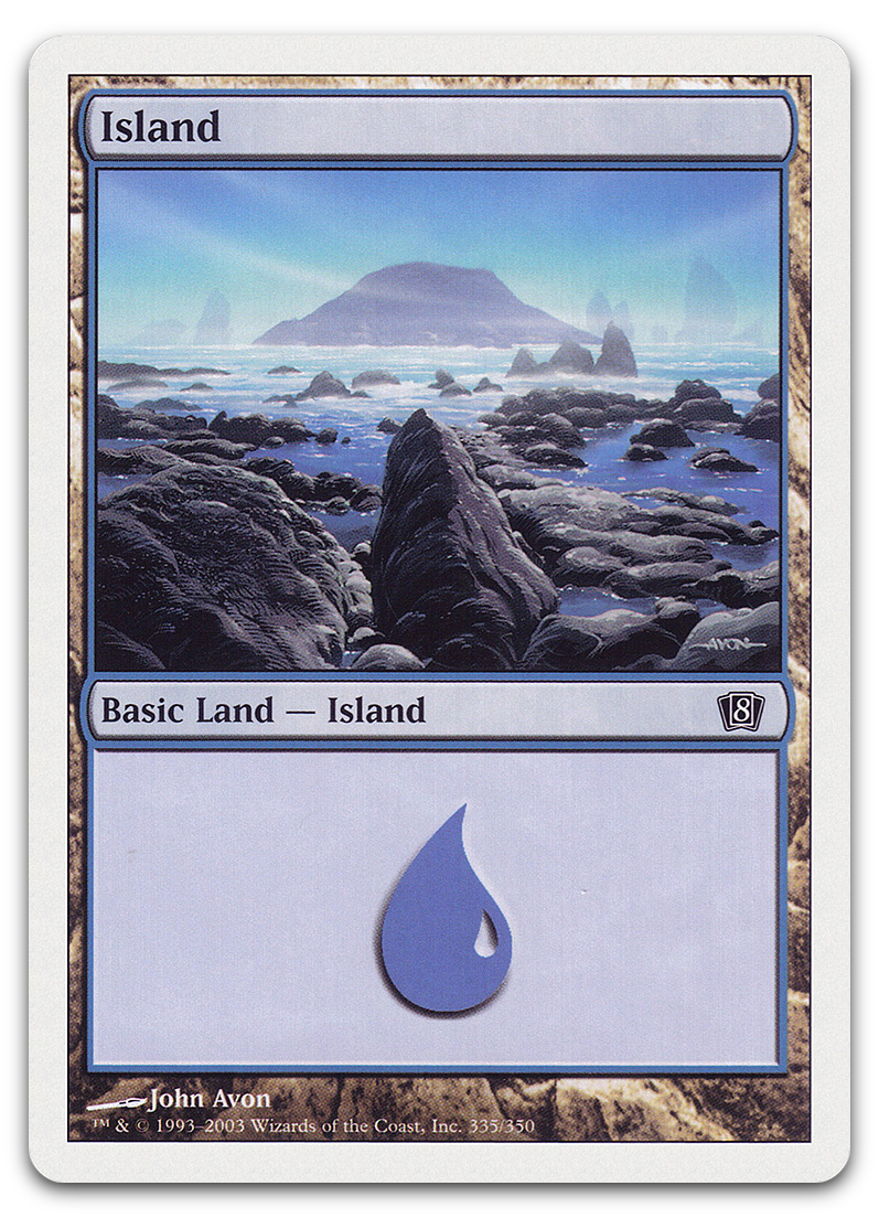 Island (335) (8th Edition)