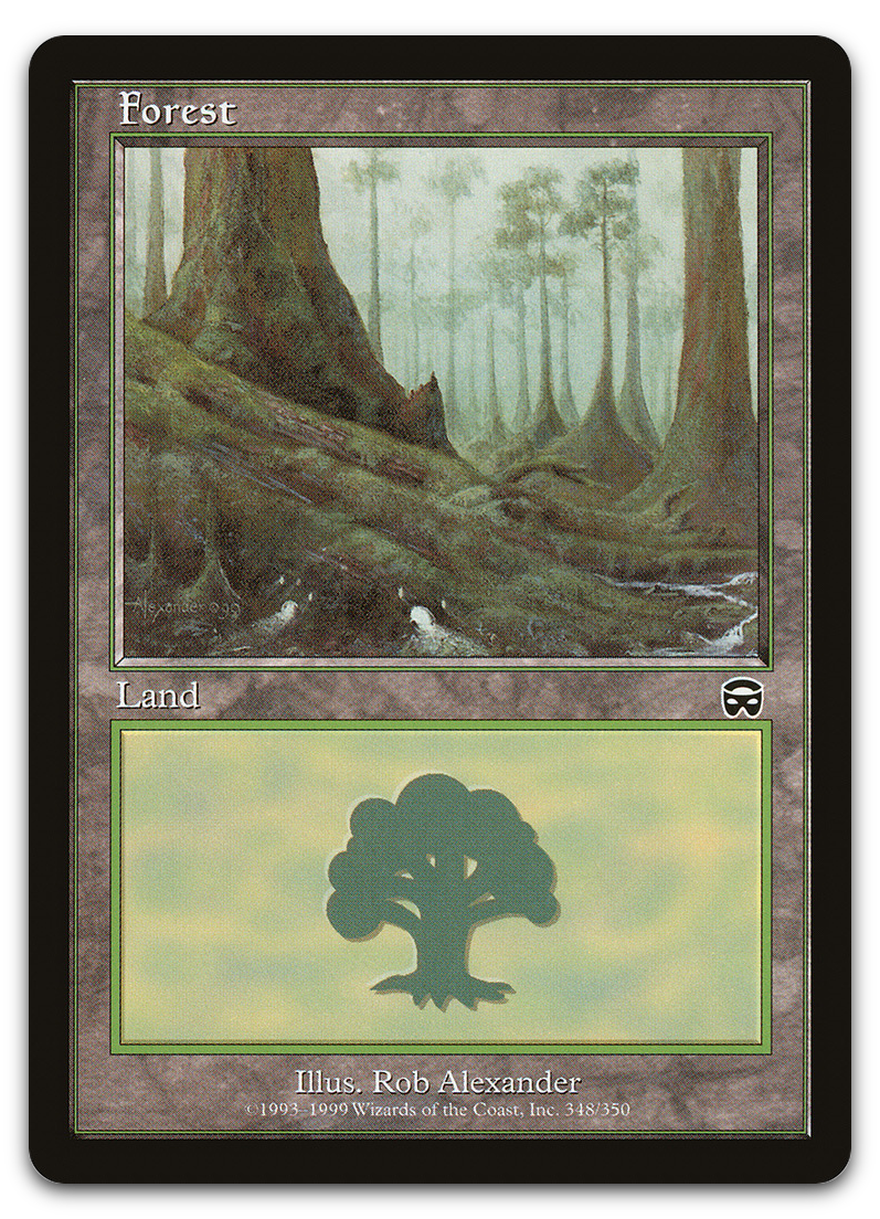 Forest (348) (Mercadian Masques)