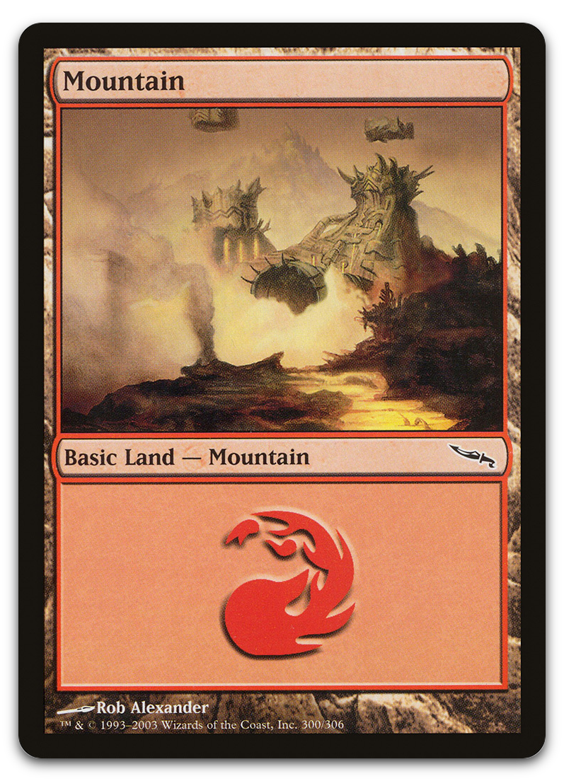 Mountain (300) (Mirrodin)