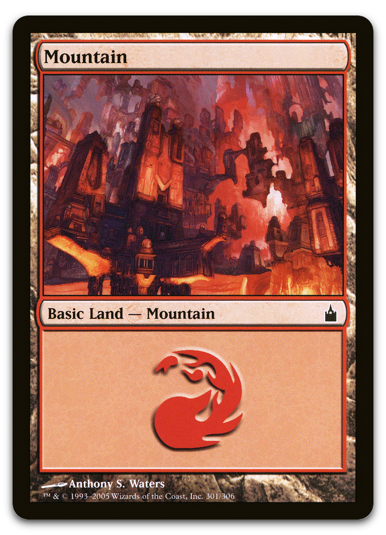 Mountain (301) (Ravnica: City of Guilds)