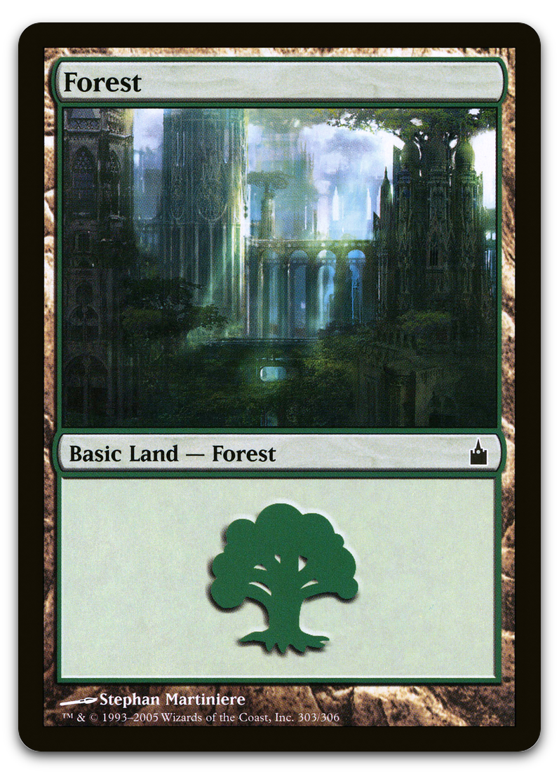 Forest (303) (Ravnica: City of Guilds)
