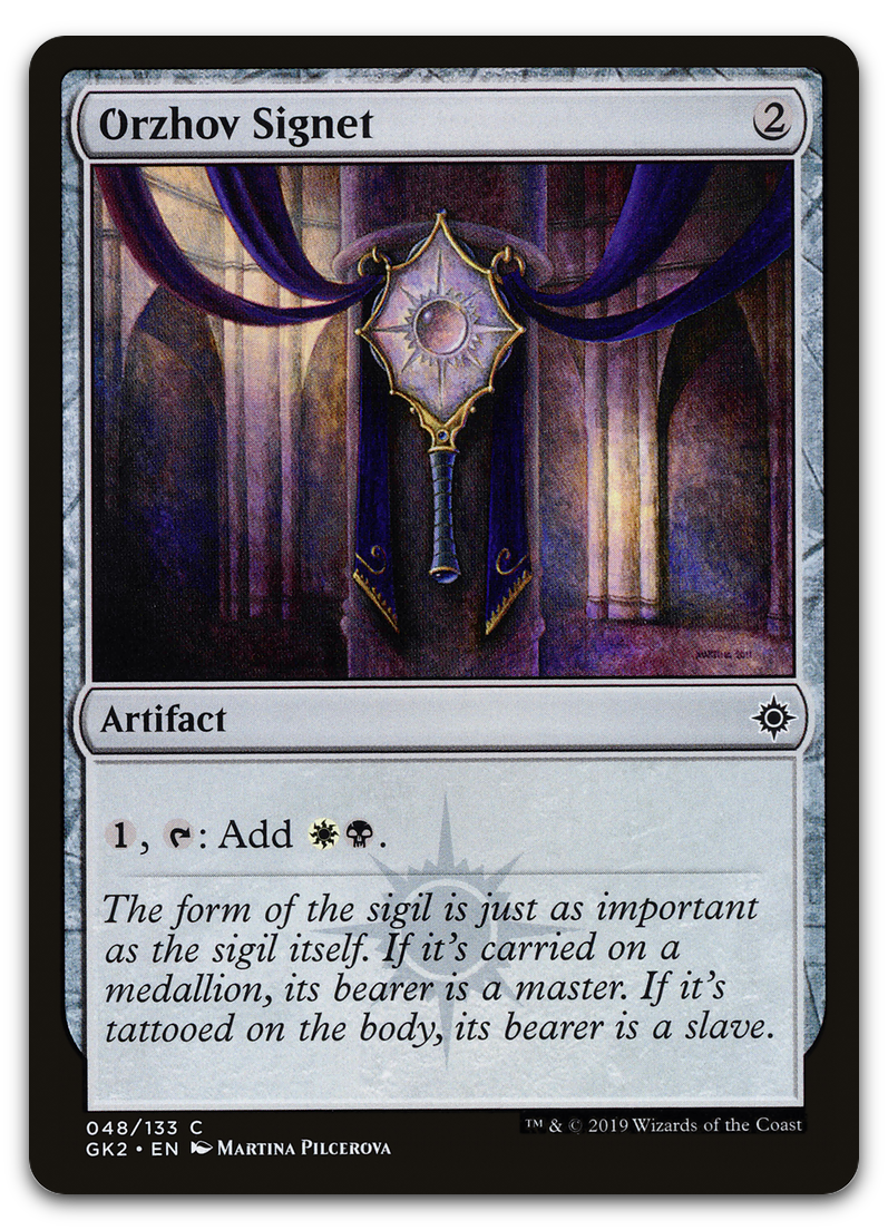 Orzhov Signet (Ravnica Allegiance: Guild Kits)