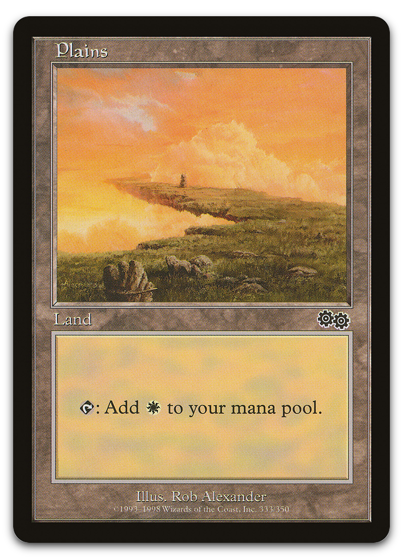 Plains (333) (Urza's Saga)