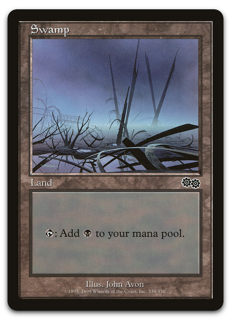 Swamp (339) (Urza's Saga)