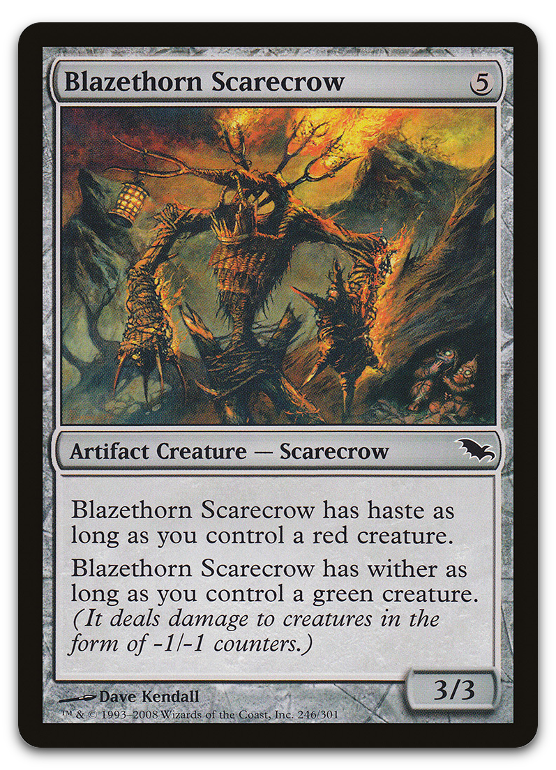 Blazethorn Scarecrow (Shadowmoor)