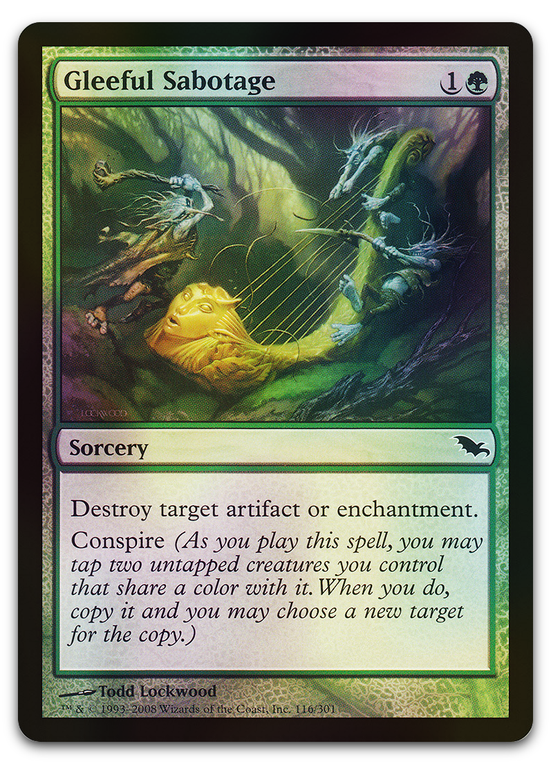 Gleeful Sabotage (Shadowmoor)