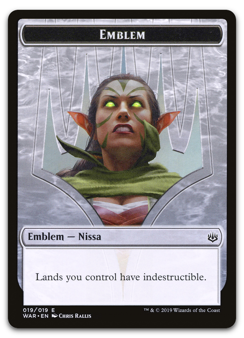 Emblem - Nissa, Who Shakes the World (War of the Spark)