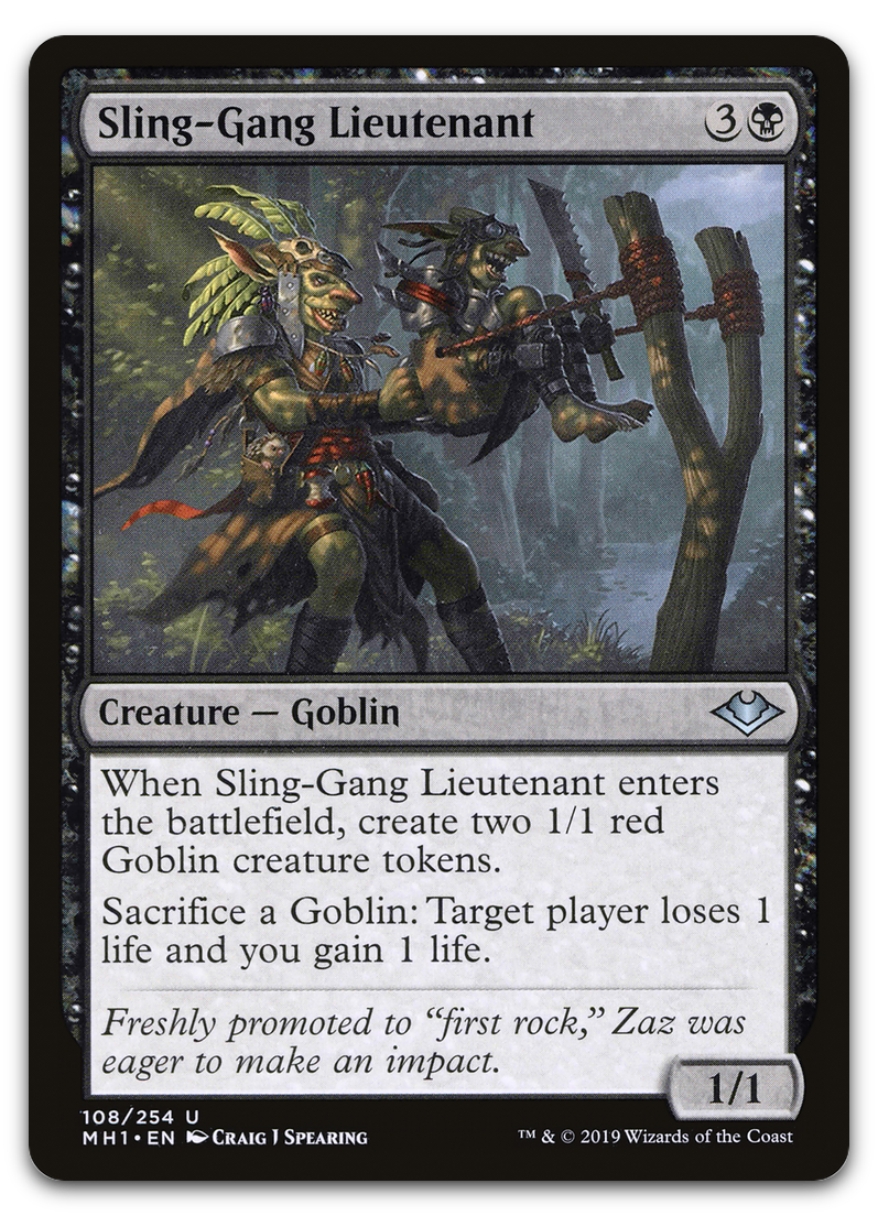 Sling-Gang Lieutenant (Modern Horizons)