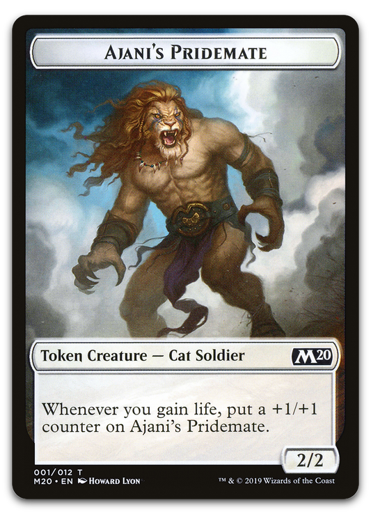 Ajani's Pridemate Token (Core Set 2020)