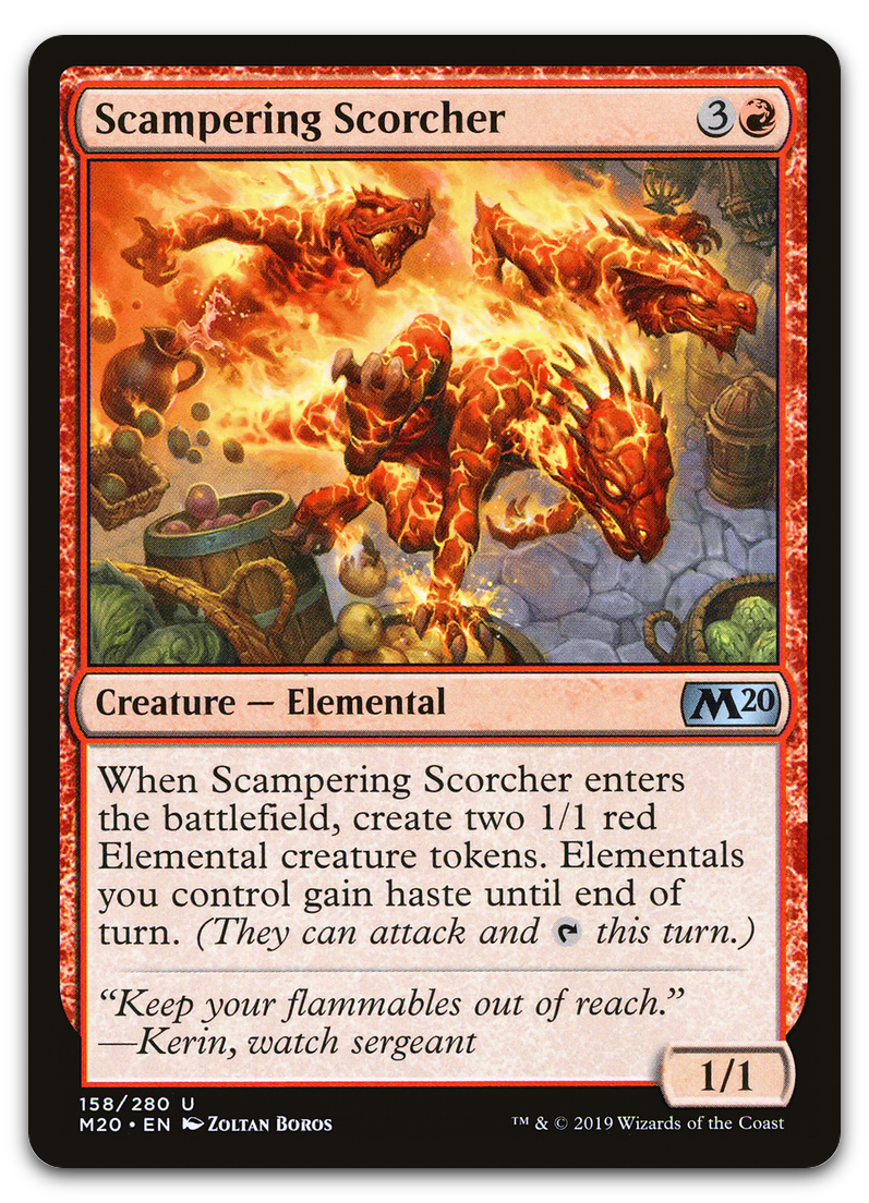 Scampering Scorcher (Core Set 2020)