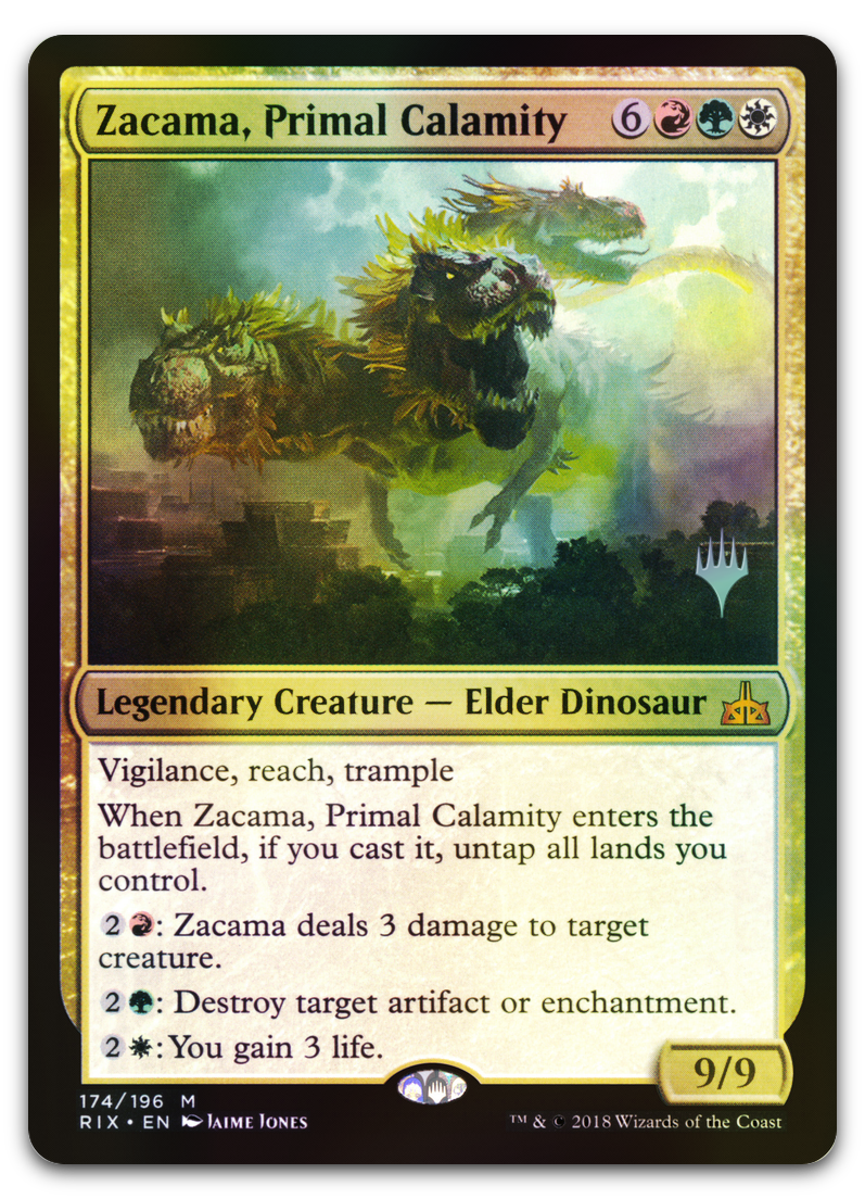 Zacama, Primal Calamity (Promo Pack: Core Set 2020) – Cardsurfer Games