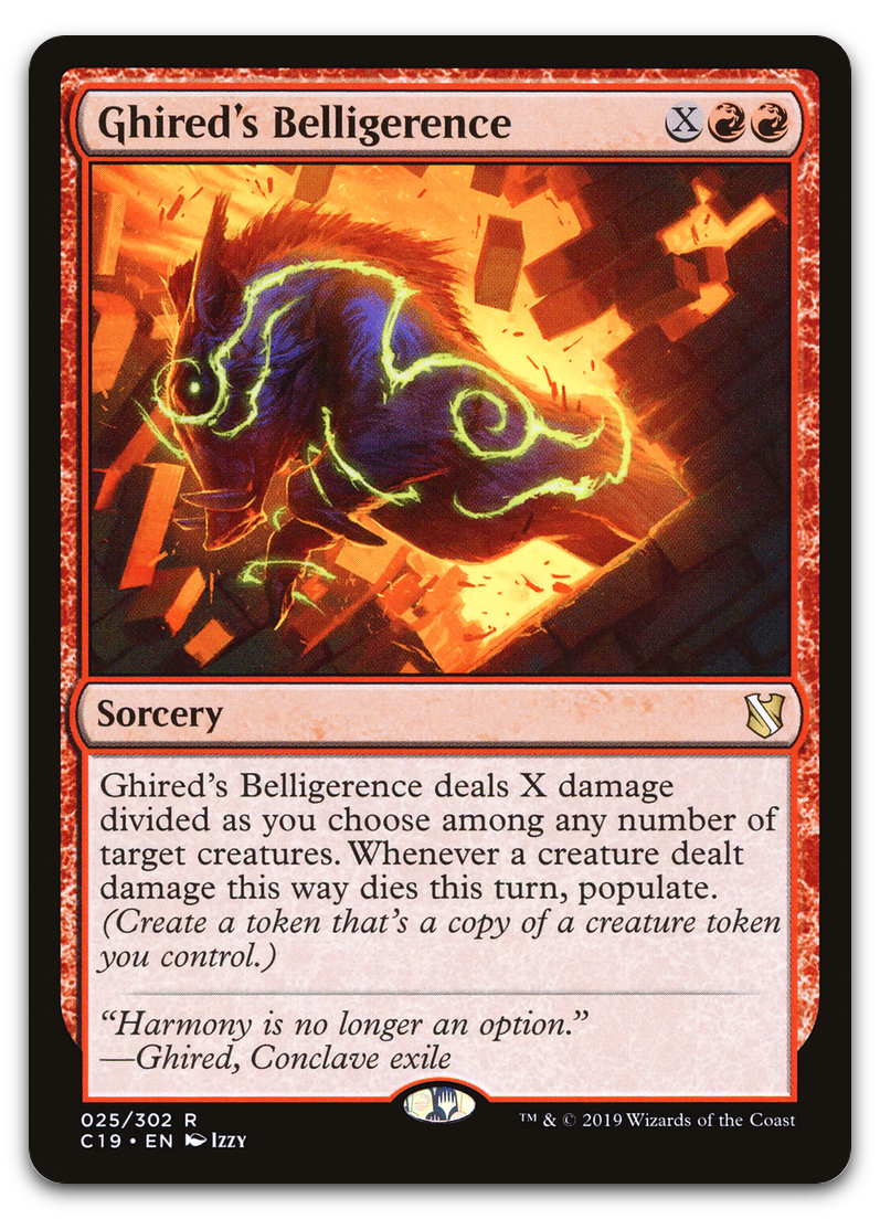 Ghired's Belligerence (Commander 2019)