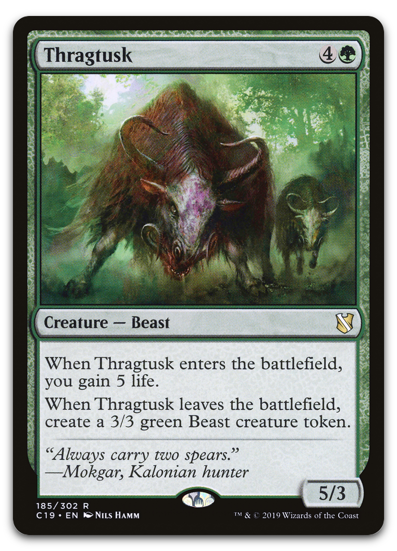 Thragtusk (Commander 2019)