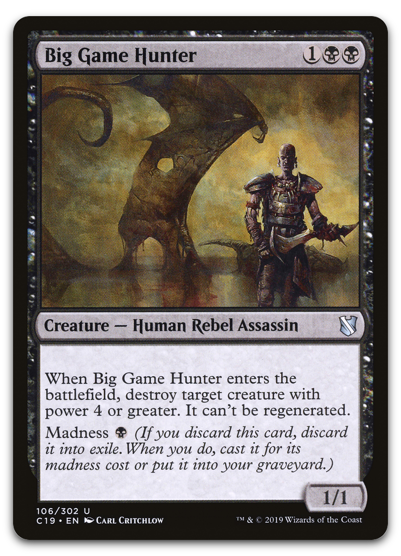 Big Game Hunter (Commander 2019)