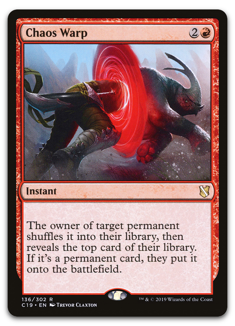 Chaos Warp (Commander 2019)