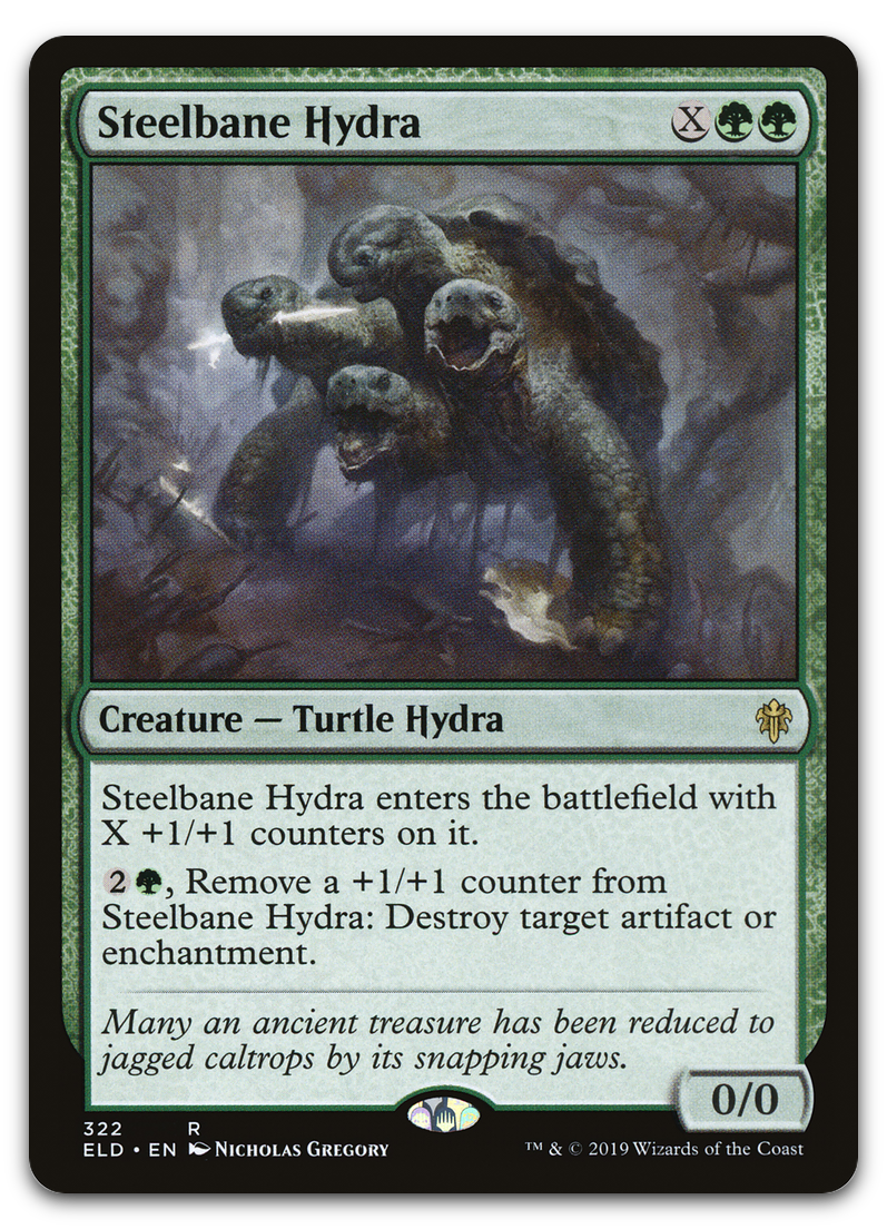 Steelbane Hydra (Throne of Eldraine)