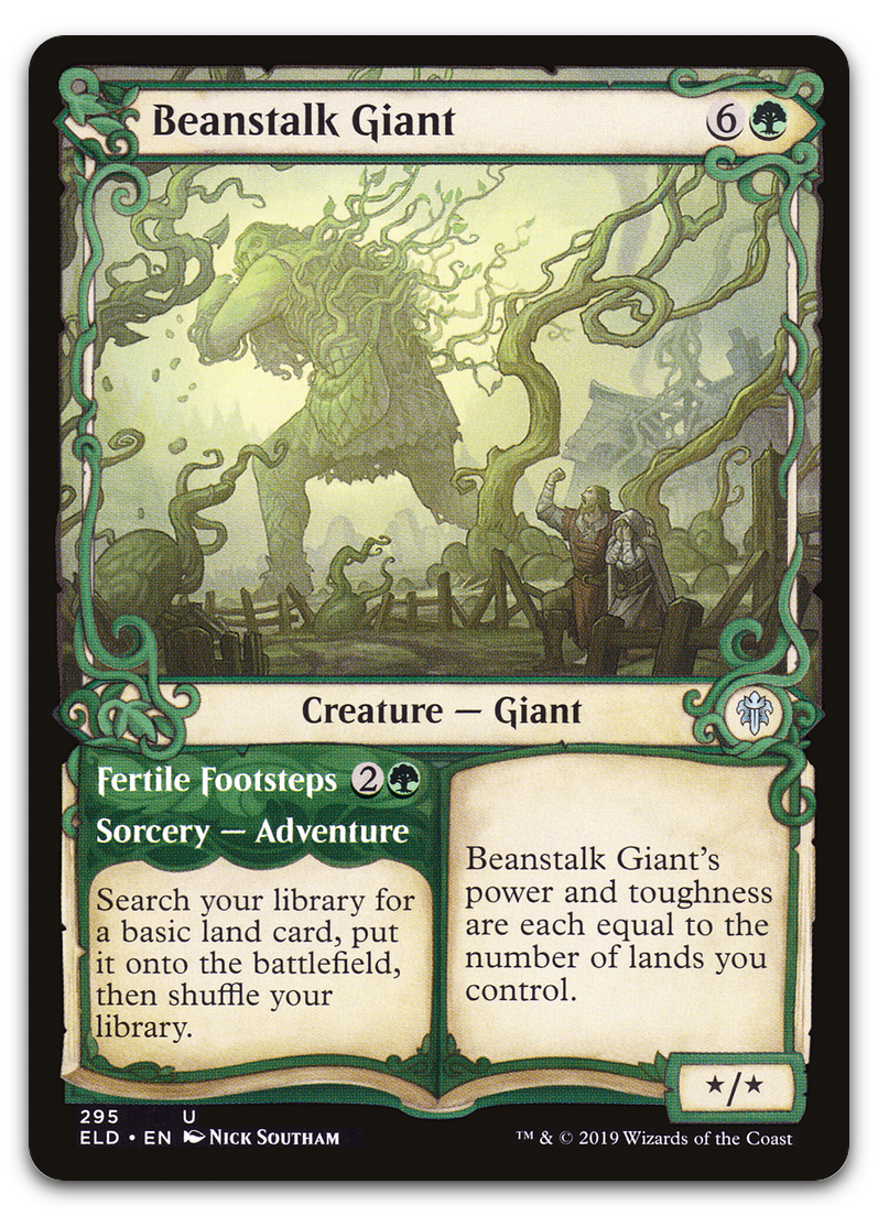 Beanstalk Giant (Showcase) (Throne of Eldraine)