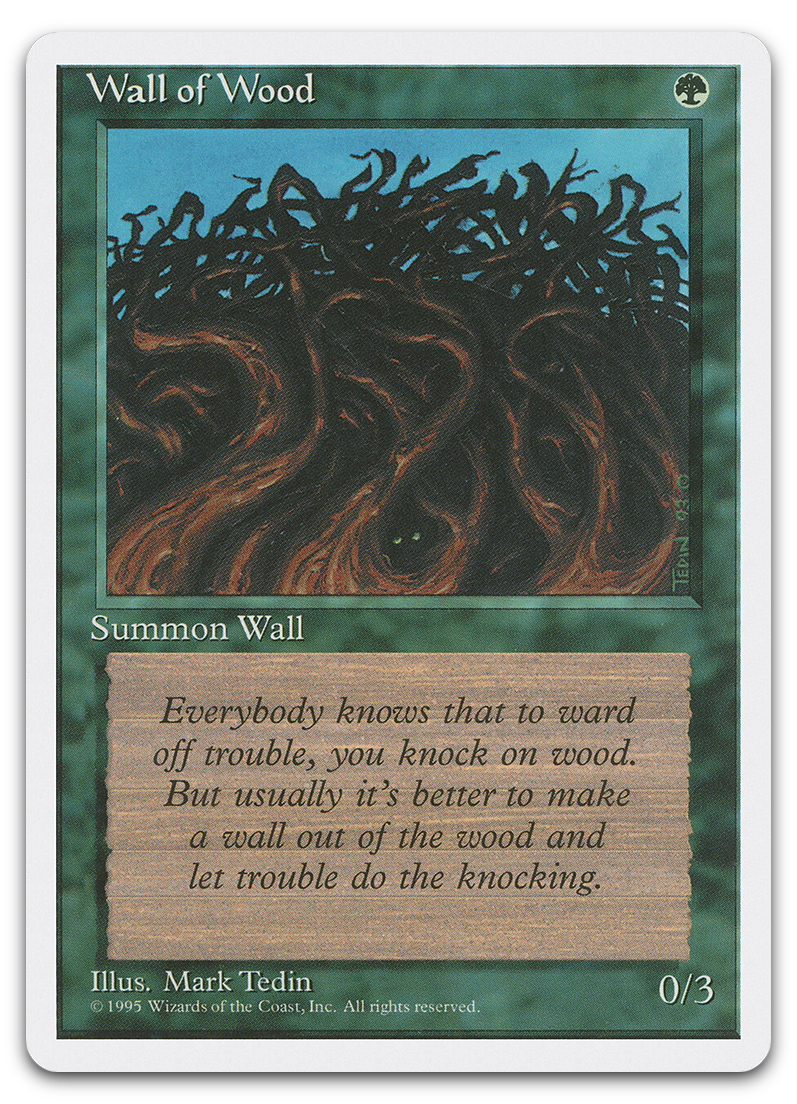 Wall of Wood (Fourth Edition)